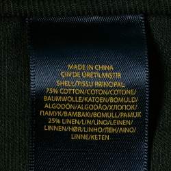 Polo Ralph Lauren Black Denim Peak Lapel Captain Jacket L