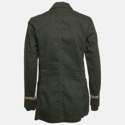Polo Ralph Lauren Black Denim Peak Lapel Captain Jacket L