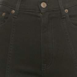 Pre Owned بنطلون جينز مستقيم دينم أسود بولو رالف لورين مقاس صغير - خصر 26 بوصة