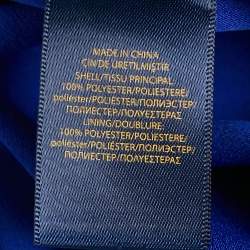 مملوكة مسبقًا Polo Ralph Lauren Blue Crepe Shift Dress L