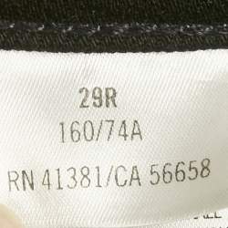 Pre Owned Polo Ralph Lauren Black Denim The Straight Jeans M/Waist 29"