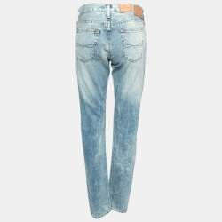 Pre Owned Polo Ralph Lauren Blue Denim Straight Fit Heritage Regular27 Jeans Waist 31