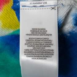 مملوكة مسبقًا Polo Ralph Lauren Multicolor Tye-Dye Print Cotton Hoodie S
