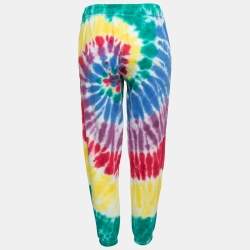 Polo Ralph Lauren Multicolor Tye-Dye Print Cotton Joggers S