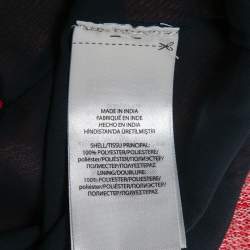 Pre Owned Polo Ralph Lauren Blue/Red Colorblock Sequined Mini Skirt S