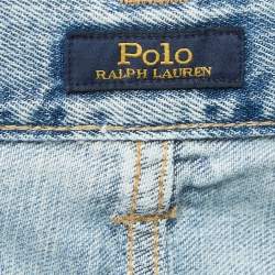 Pre Owned Polo Ralph Lauren Blue Denim The Avery Boyfriends Jeans M Waist 29"