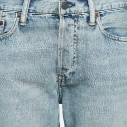 Pre Owned Polo Ralph Lauren Blue Denim The Avery Boyfriends Jeans M Waist 29"