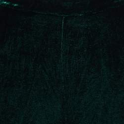 Pre Owned Polo Ralph Lauren Green Velvet Loose Pants XS
