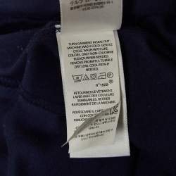 Pre Owned Polo Ralph Lauren Navy Blue Knit Mini Dress S