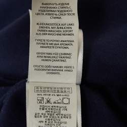 Pre Owned Polo Ralph Lauren Navy Blue Knit Mini Dress S