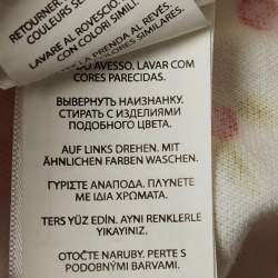 Polo Ralph Lauren White Strawberry Print Pique Cotton Playsuit XL