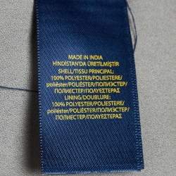 مملوكة مسبقًا تنورة ميني بولولو رالف لورين شيفون رمادي مع خرز مقاس صغير - سمول