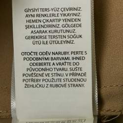 مملوكة مسبقًا Polo Ralph Lauren Khaki Beige Lyocell Belted Trousers M