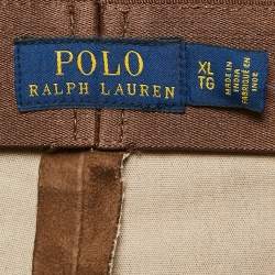 Polo Ralph Lauren Brown Genuine Suede Trousers XL