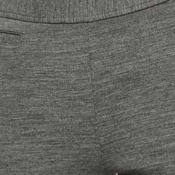 مملوكة مسبقًا Polo Ralph Lauren Grey Wool Blend Knit Breeches Pants S