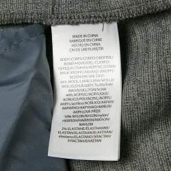 مملوكة مسبقًا Polo Ralph Lauren Grey Wool Blend Knit Breeches Pants S