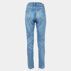 Polo Ralph Lauren Blue Denim Raw Edged Jeans M Waist 29"