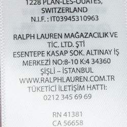 Pre Owned Polo Ralph Lauren Pink Cable Knit Polo T-Shirt XL