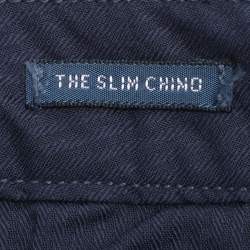 Polo Ralph Lauren Navy Blue Stretch Fabric The Slim Chino Trouser S