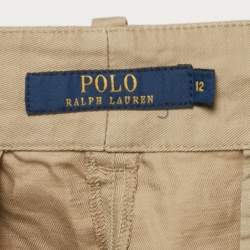 مملوكة مسبقًا Polo Ralph Lauren Beige Cotton Blend Shorts L