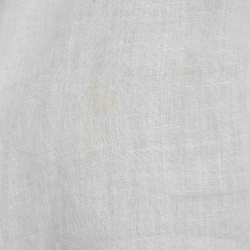 Pre Owned Polo Ralph Lauren White Linen Relaxed Fit Shirt S