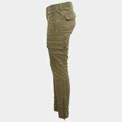Polo Ralph Lauren Khaki Green Cotton Cargo Pants S