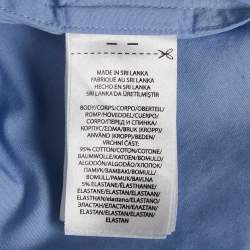 مملوكة مسبقًا Polo Ralph Lauren Blue Cotton Classic Fit Shirt S