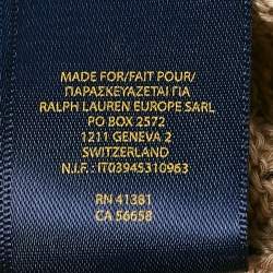 Pre Owned Polo Ralph Lauren Beige Linen Knit Sweater S