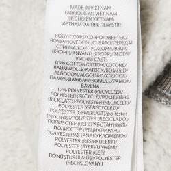 مملوكة مسبقًا Polo Ralph Lauren Grey Polo Bear Print Cotton Sweatshirt L