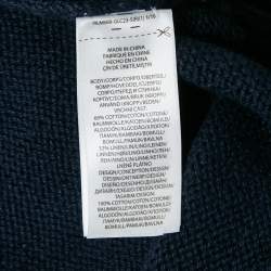 Pre Owned Polo Ralph Lauren Blue Bear Intarsia Cotton Knit Sweater L 