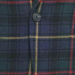 Polo Ralph Lauren Navy Blue Checks Wool Single Breasted Blazer XS