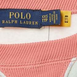 Polo Ralph Lauren Multicolor Printed Cotton Sweatshirt XXS