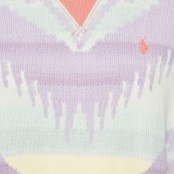 Polo Ralph Lauren Multicolor Printed Cotton Sweatshirt XXS
