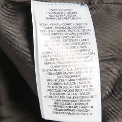 Pre Owned Polo Ralph Lauren Brown Wool Flared Overcoat XL