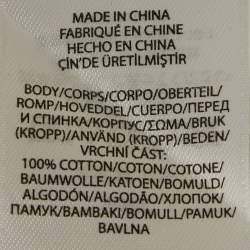 Pre Owned Polo Ralph Lauren White Teddy Print Jersey T-Shirt XL