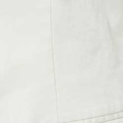 Pre Owned Polo Ralph Lauren White Cotton Button Front Jacket XL