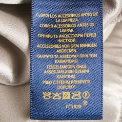 Pre Owned Polo Ralph Lauren Grey Satin Jogger Pants M