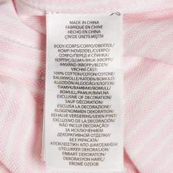 Polo Ralph Lauren Pink Stripe Cotton Knit Button Front Shirt S