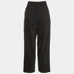 Polo Ralph Lauren Black Wool Blend Pleated Trousers M