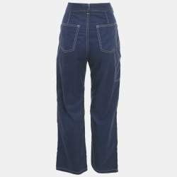 Polo Ralph Lauren Blue Contrast Trim Cotton Jeans S Waist 28"