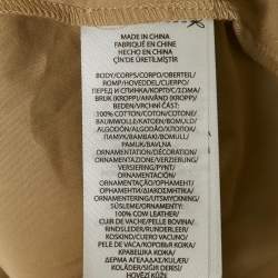 Polo Ralph Lauren Beige Belted Button Front Tiered Midi Dress S