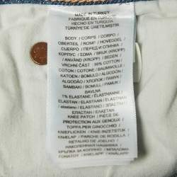 Polo Ralph Lauren Blue Logo Embroidered Denim Jodhpur Jeans M Waist 29"