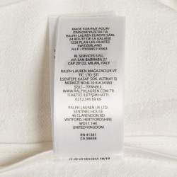 Polo Ralph Lauren White Cotton Knit Cricket Blazer M