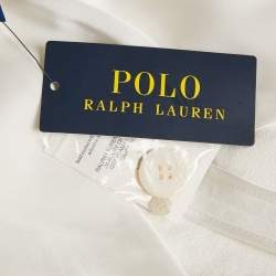 Polo Ralph Lauren White Cotton Knit Cricket Blazer M