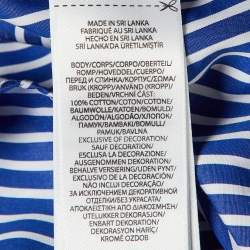 Polo Ralph Lauren Blue Striped Cotton Shirt Dress S