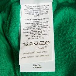 مملوكة مسبقًا Polo Ralph Lauren Green Cotton Knit Sweatpants M