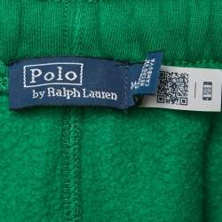 مملوكة مسبقًا Polo Ralph Lauren Green Cotton Knit Sweatpants M