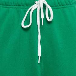 مملوكة مسبقًا Polo Ralph Lauren Green Cotton Knit Sweatpants M