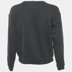 Pre Owned Polo Ralph Lauren Black Cotton Sweatshirt XS