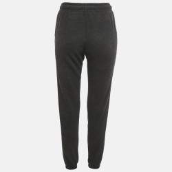 مملوكة مسبقًا Polo Ralph Lauren Black Logo Embroidery Cotton Knit Joggers XXS
